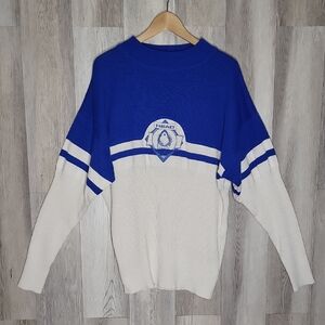 Head Mens XL Vintage Wool Blend Sweater Knit Retro Ski 70s 80s‎
